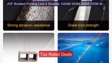 JOF Braided Fishing Line 4 Strands 1000M 500M 300M 100M Multif... -- Best Buy 2026 | Great Quality!