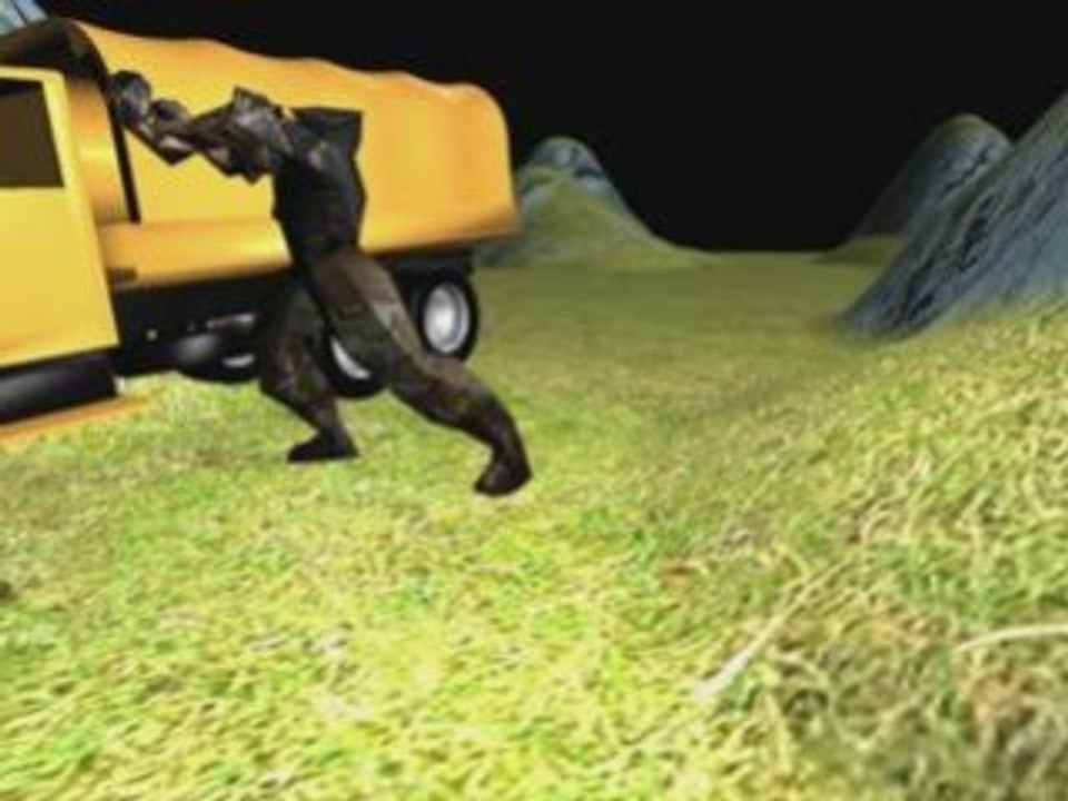 Truespace 7.6 Character Animation and Physics