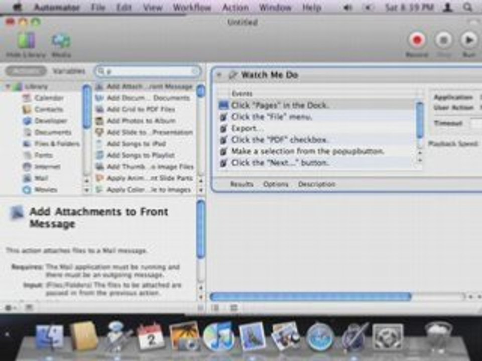 Recording Manual Events in Automator with Ben Waldie