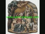 The holy family statues wood carved & handcrafted!