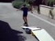 Régis fait du skate-board 03