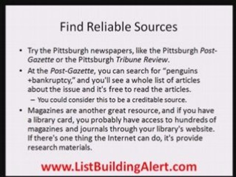 List Building and Email Marketing with Article Marketing