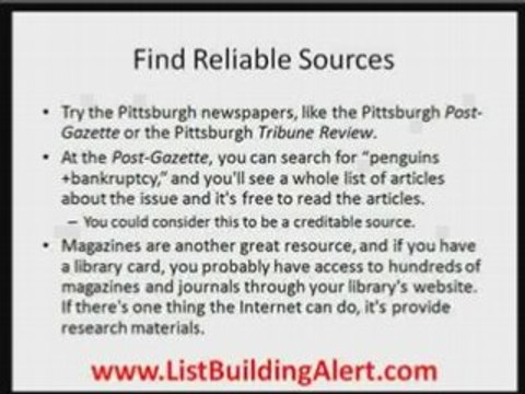 List Building and Email Marketing with Article Marketing