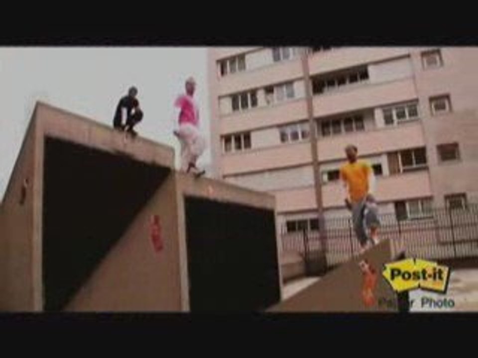 Post-it commercial parkour Freerun