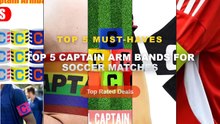 Cheap & Best Top 5 Captain Arm Bands For Soccer Matches Unboxing & Review - High Quality Leader Match Football Armband P...