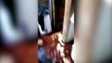 Chuva forte derruba muro e alaga casas no Loteamento Recanto dos Pássaros, em Cascavel