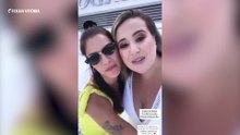Andressa Suita chama Gusttavo Lima de 'amor' em vídeo com fãs