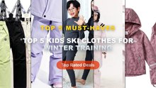 Ultimate Guide to the Best Top 5 Kids Ski Clothes For Winter Training - HONEYKING Baby Raincoat Suit Children's Clothing...