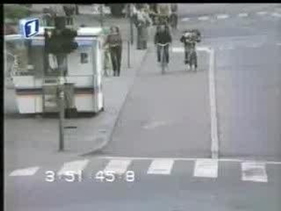 Une belle gamelle a vélo