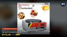 Amazing Top 5 Commercial Crepe Makers For Dessert Shops You Need To See - Commercial Electric Single Head Crepe Machine ...