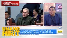 UH On Record- Mayor Baste Duterte, humarap bilang hostile witness sa impeachment trial | Unang Hirit