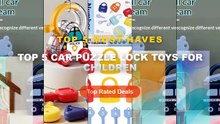 Amazing Top 5 Car Puzzle Lock Toys For Children You Need To See - Car Shaped Puzzle Matching Lock Toy with Key Brain Tra...