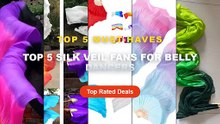 Best Top 5 Silk Veil Fans For Belly Dancers on AliExpress | Review - Custom Product Real Silk Fans Belly Dance Stage Per...