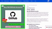 Top 19 Sites To Buy Old Github Accounts In 2015-26