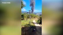 Incêndio de grandes proporções atinge ferro-velho em Cachoeiro de Itapemirim