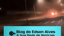 Chuva com ventania provoca curto-circuíto em rede elétrica impressionante no interior do Paraná