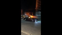 Lamborghini pega fogo em Vila Velha