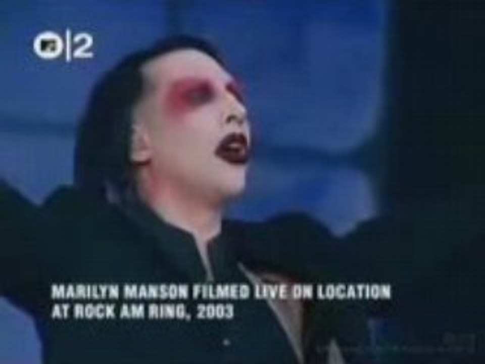 This is a new shit @ rock am ring 2003 - Mairlyn manson