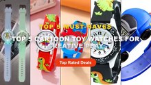 Ultimate Guide to the Best Top 5 Cartoon Toy Watches For Creative Play - SKMEI Kids Wristwatch Colorful Creative Cartoon...