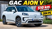 2026 GAC AION V: Elektro-SUV mit 75,26 kWh Akku für 35.990 Euro