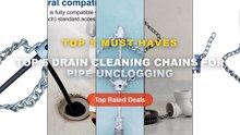 Amazing Top 5 Drain Cleaning Chains For Pipe Unclogging You Need To See - Drain Cleaning Chain Knocker, For 5/8" Springs B61B