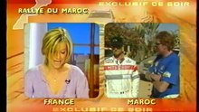 2001 - Johnny Hallyday : le Rallye du Maroc dans Exclusif sur TF1 (1er Mai)