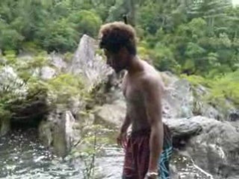 Peche à la crevette de creek