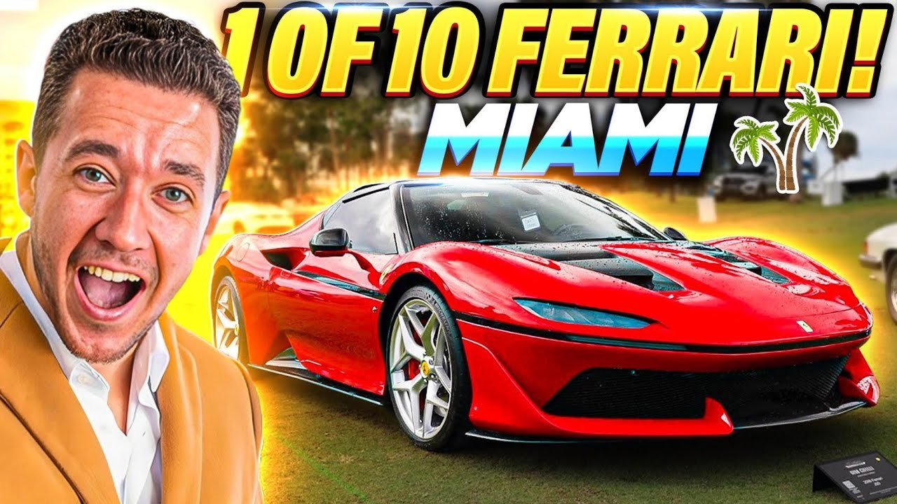 Miami Hypercar Spotting: Ferrari J50, Hennessey Venom F5 & More