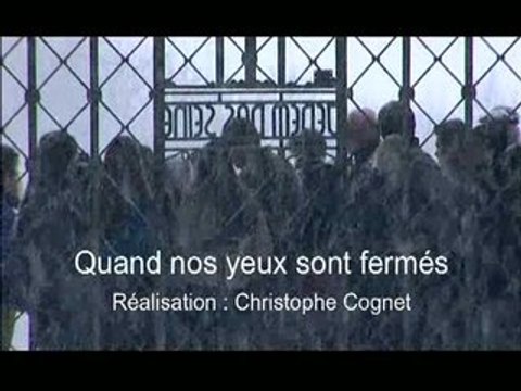 Quand nos yeux sont fermés, l'Art clandestin à Buchenwald