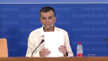 Maíllo (IU) carga contra Podemos por el Decreto Maricarmen: "Estoy harto del izquierdismo que da lecciones"