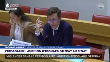 Edouard Geffray : «L'école est le premier signaleur de France»