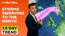 10 Day Trend 30/09/2026 – ex-Hurricanes energising the jet – Met Office weather forecast UK