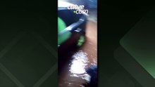 Chuva forte alaga casa na região do Bairro Floresta, em Cascavel