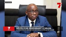 Décès d'un enseignant à daloa : le ministre de l'éducation nationale appelle au calme