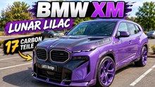 BMW XM Lunar Lilac: Larte Design macht ihn zum lila Carbon-Biest