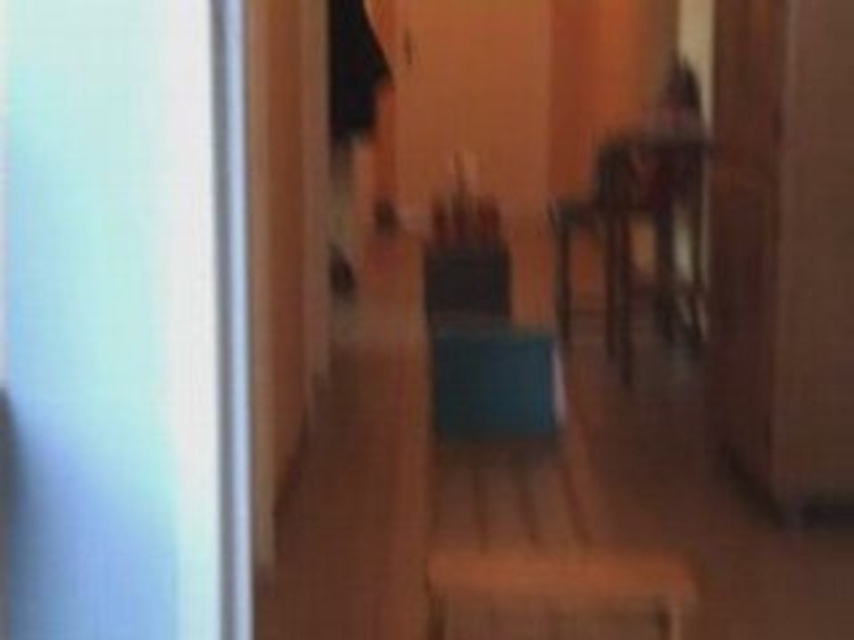 Valy_Flyball dans le couloir