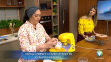 Espaço gourmet bolo de fubá com goiabada