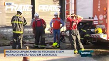 Susto! Apartamento pega fogo e quarto fica destruído