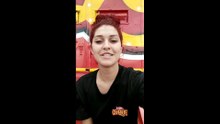 Após susto, bailarina contou como acidente aconteceu