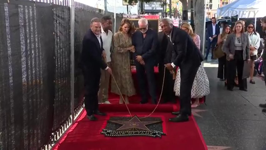 Bradley Whitford star unveiling on the Hollywood Walk of Fame