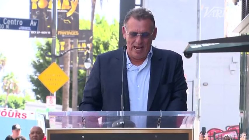 Graham King honors Nia Long during her Hollywood Walk of Fame ceremony