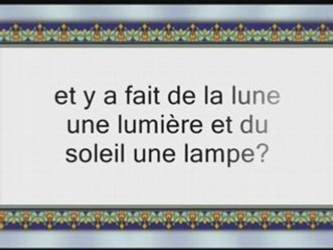 Sourate 71: Nuh (sourate Noé)