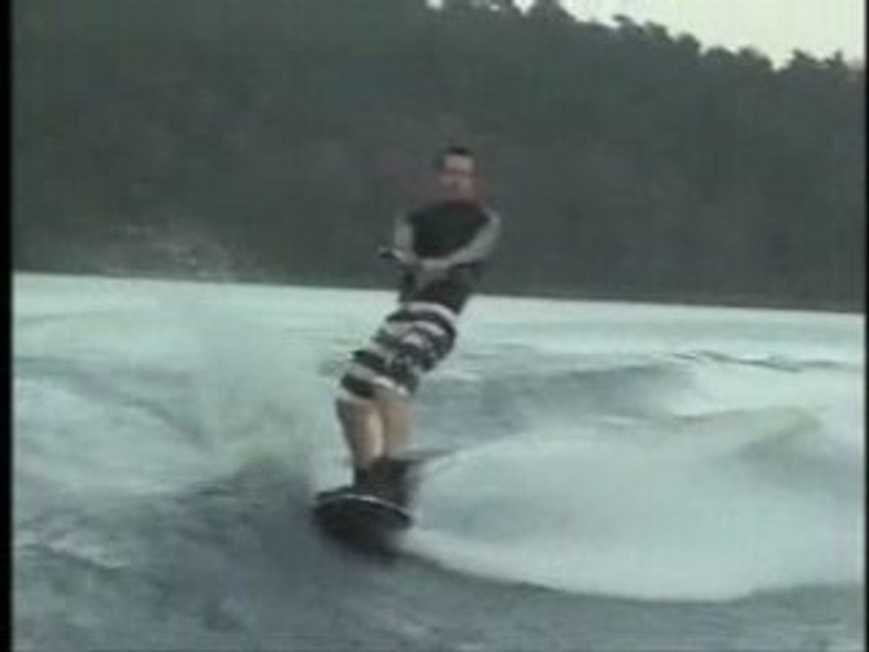 wakeboard au lac de guerledan