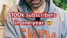 Acaba de llegar esto de YouTube... 100 mil suscriptores. ¡Increíble!