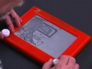 Amazing Etch-A-Sketch Art Morph