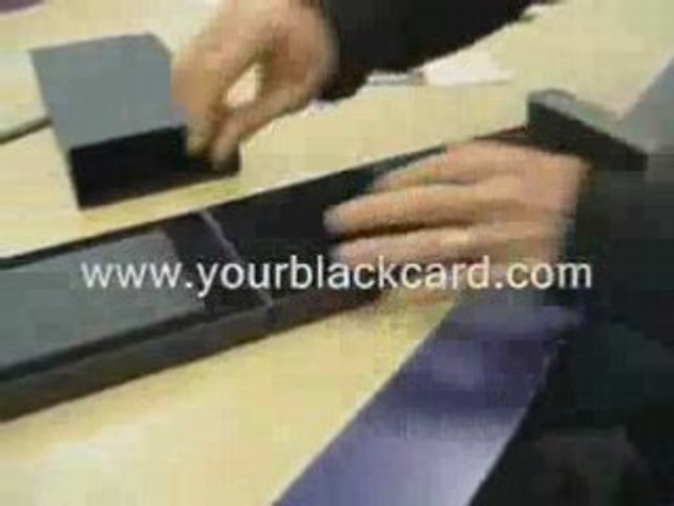 How to get a black card today