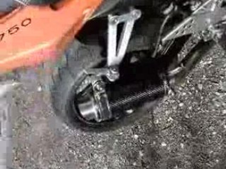 Z750 Rupture pot Fresco avec chicane Z 750