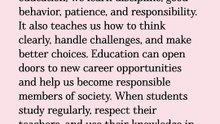 Education 📚✨
