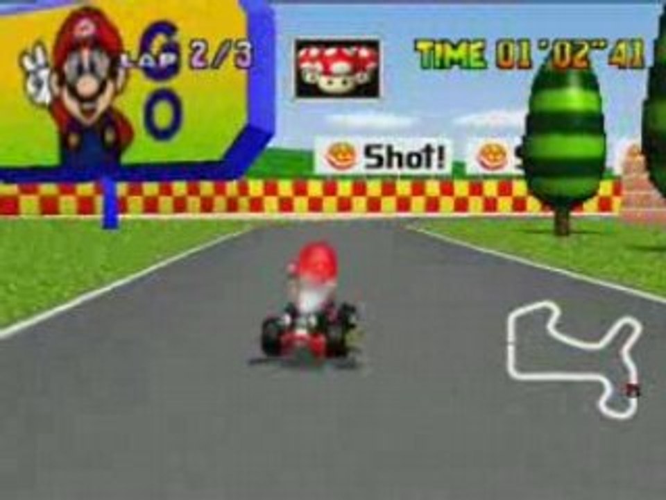 Drifting dans Mario Kart 64