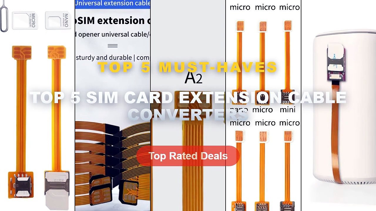 Amazing Top 5 SIM Card Extension Cable Converters You Need To See ...